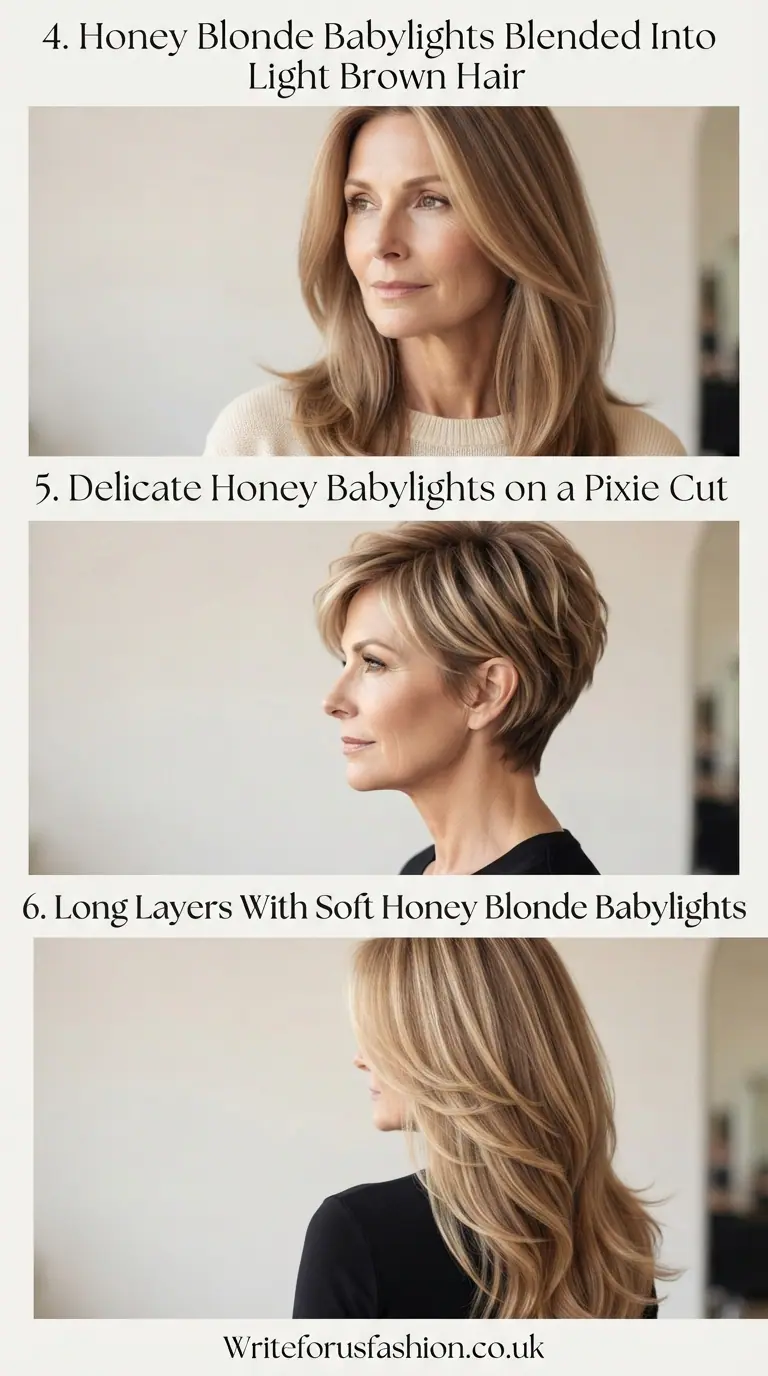 20 Gorgeous Honey Blonde Babylights for Mature Women to Try 3 Honey Blonde Babylights for Mature Women part2