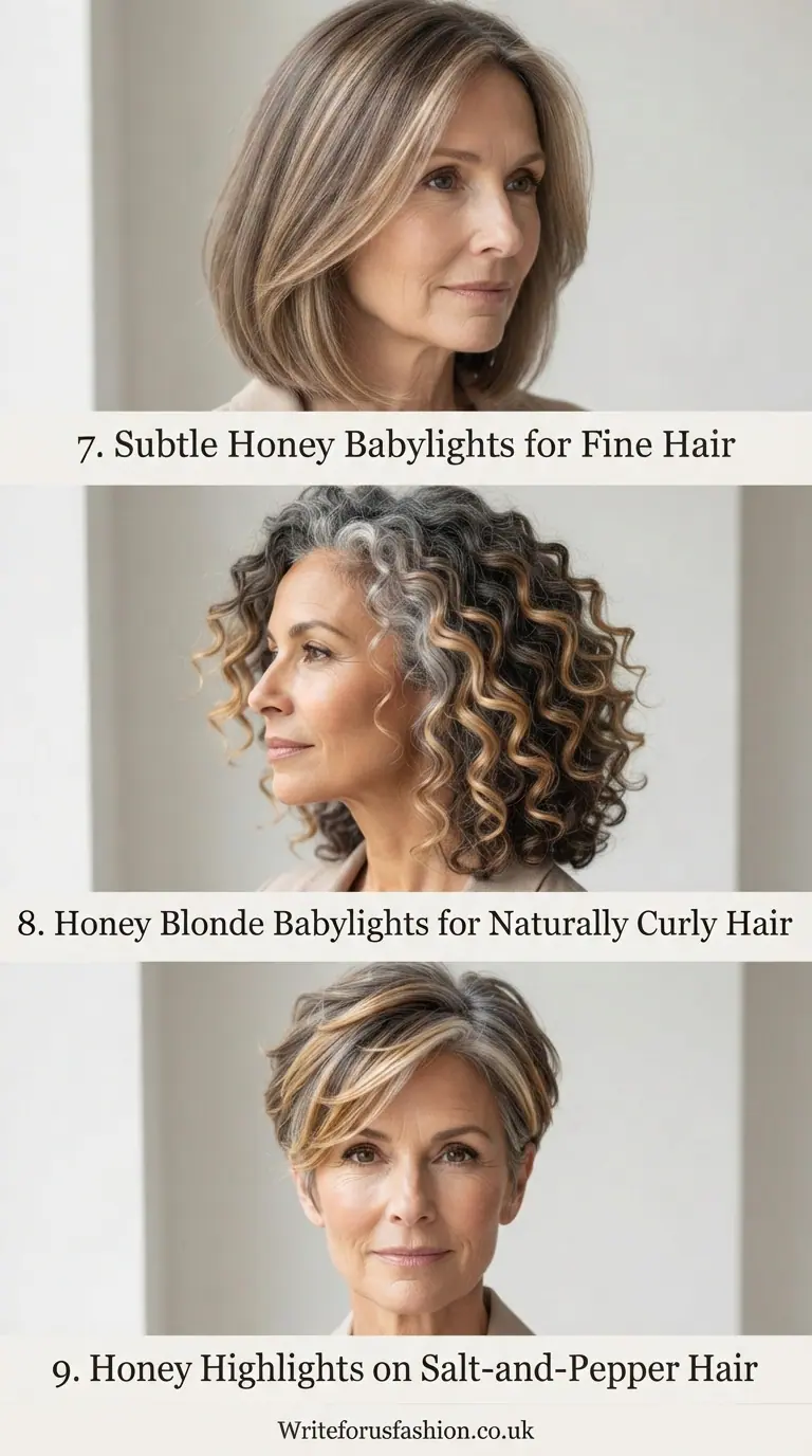 20 Gorgeous Honey Blonde Babylights for Mature Women to Try 4 Honey Blonde Babylights for Mature Women part3