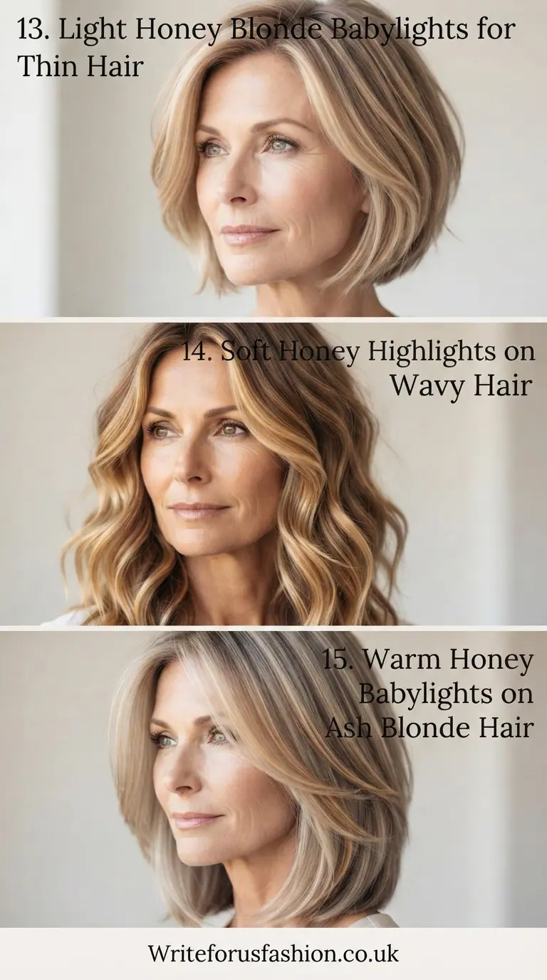 20 Gorgeous Honey Blonde Babylights for Mature Women to Try 6 Honey Blonde Babylights for Mature Women part5