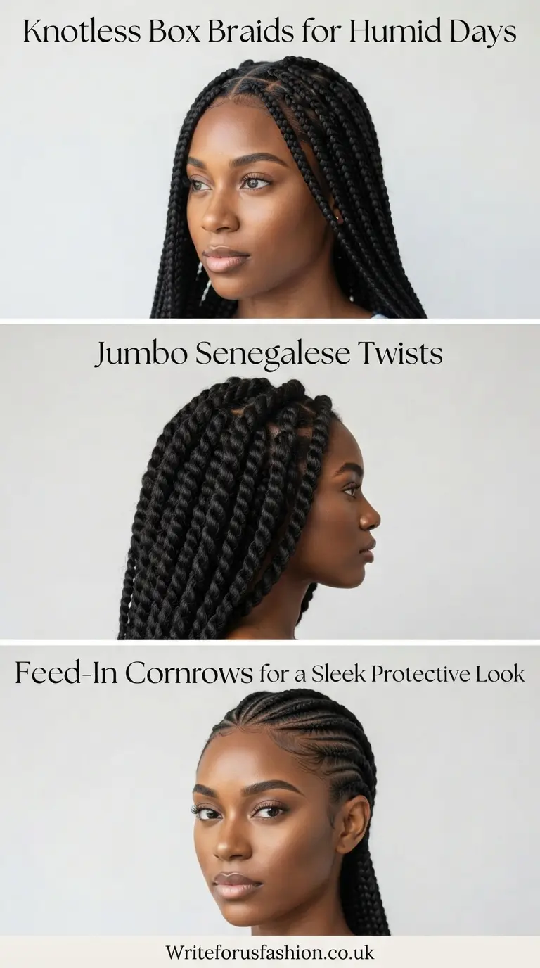 20 Best Humid Weather Protective Hairstyles for Black Women 2 Humid Weather Protective Hairstyles for Black Women part1