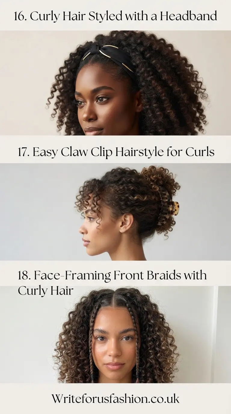 20 Professional Interview Hairstyles for Curly Hair Women 7 Interview Hairstyles for Curly Hair Women lastpart