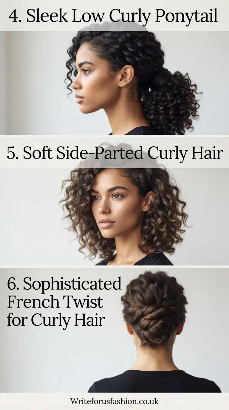 20 Professional Interview Hairstyles for Curly Hair Women 3 Interview Hairstyles for Curly Hair Women part2