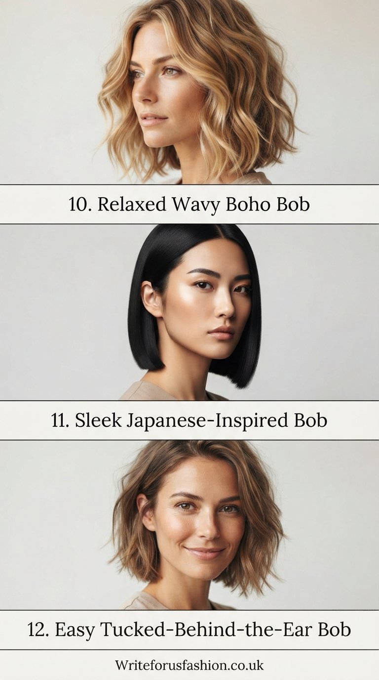 Low-Maintenance Bob Styles for Moms part4