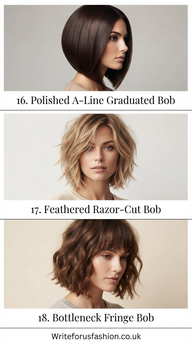 Low-Maintenance Bob Styles for Moms part6