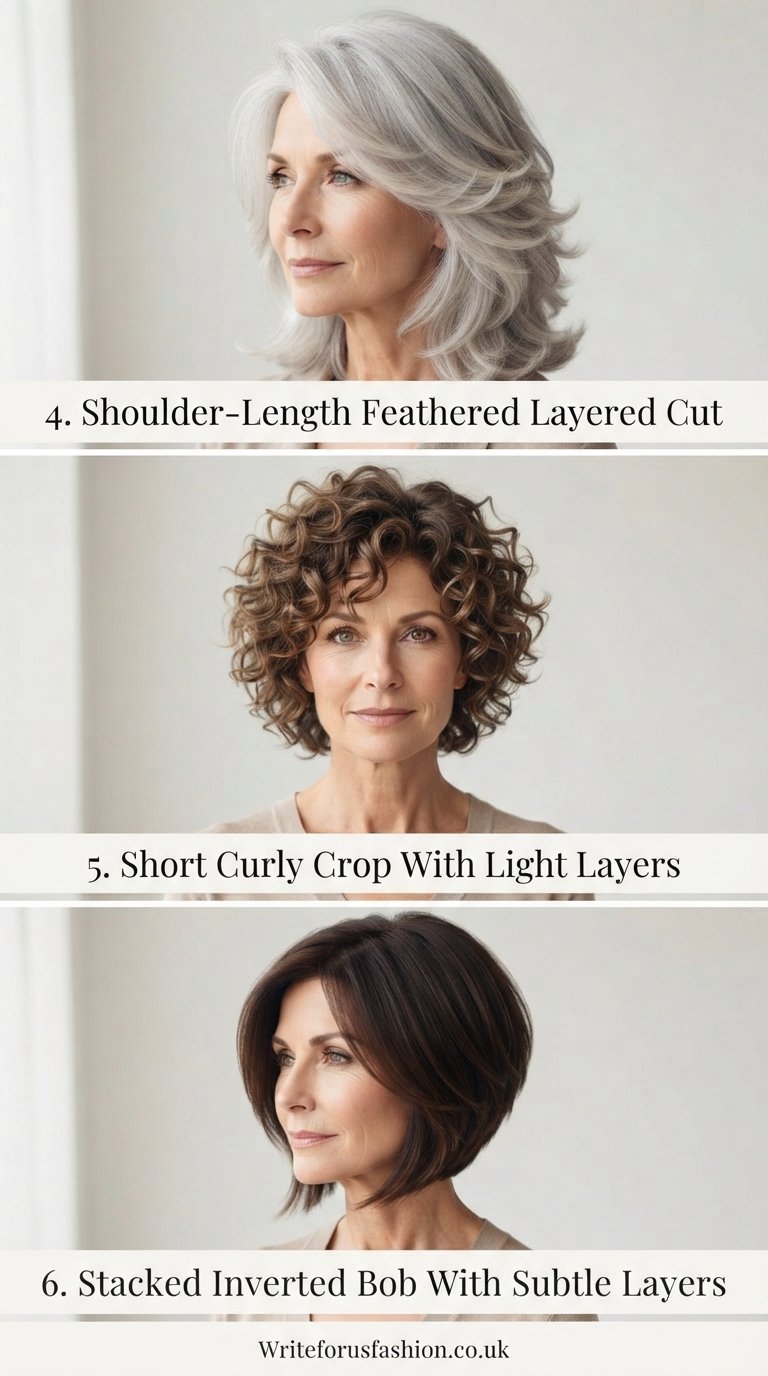 Low-Maintenance Layered Haircuts for Mature Women part2