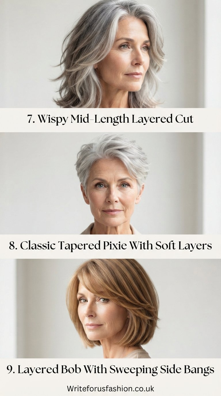 Low-Maintenance Layered Haircuts for Mature Women part3
