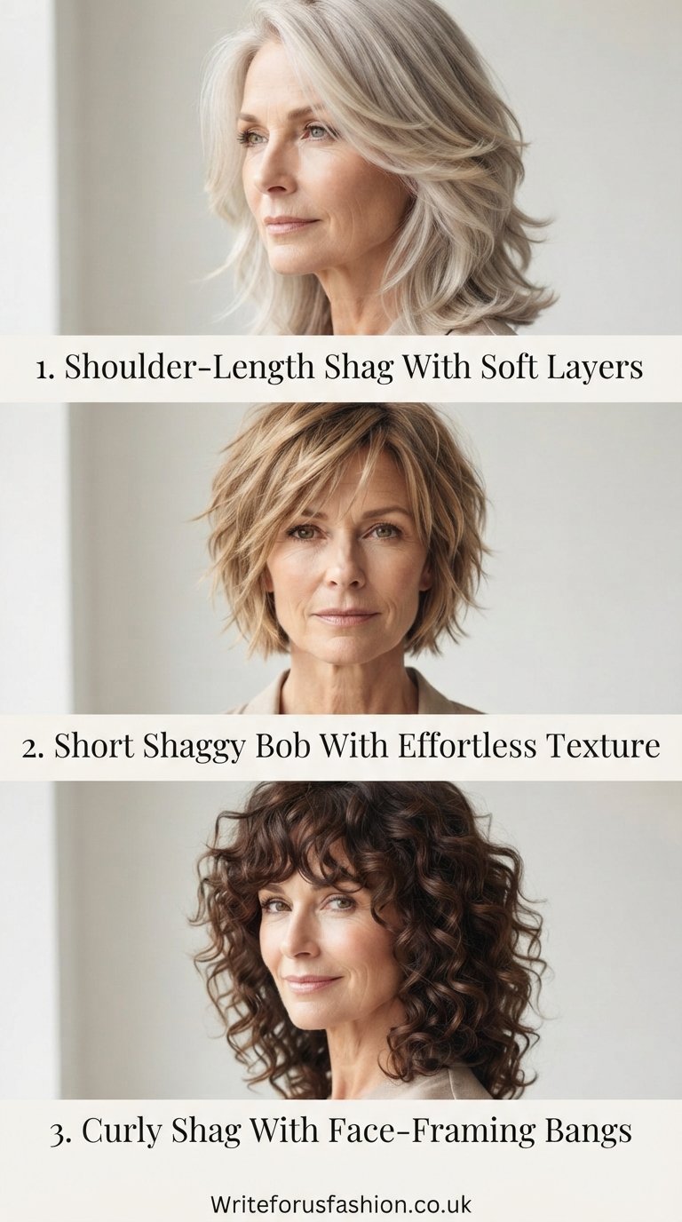 20 Best Low-Maintenance Shag Hairstyles for Mature Women 2 Low-Maintenance Shag Hairstyles for Mature Women part1