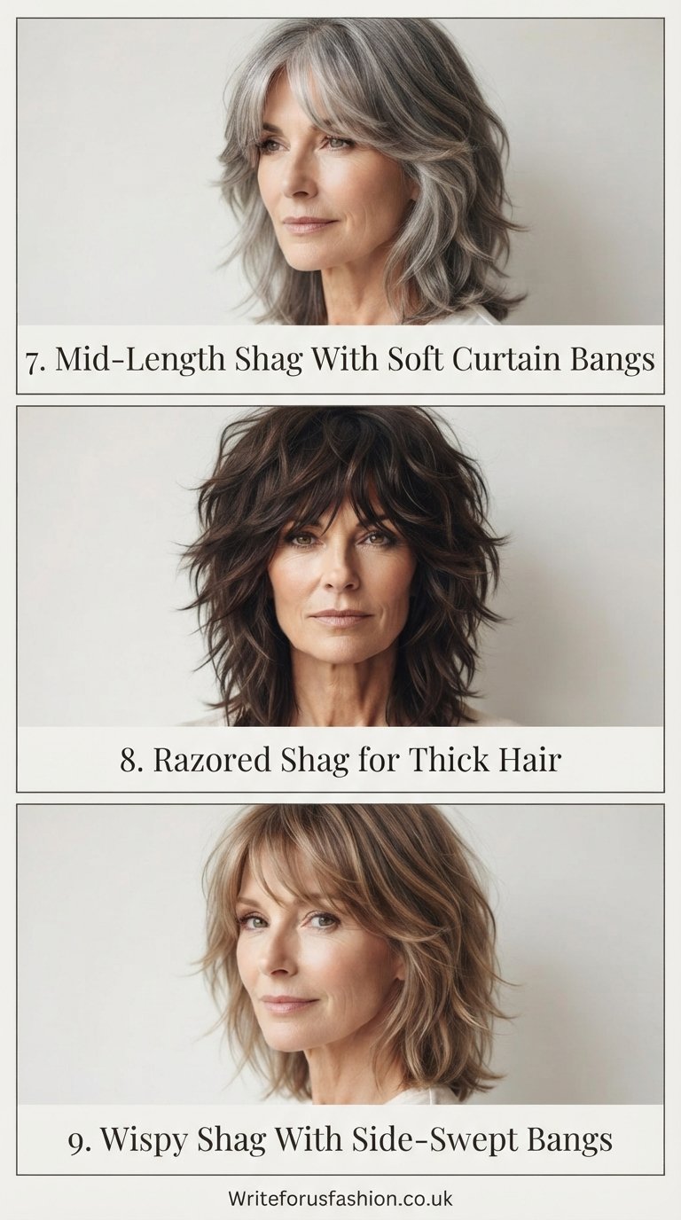 20 Best Low-Maintenance Shag Hairstyles for Mature Women 4 Low-Maintenance Shag Hairstyles for Mature Women part3