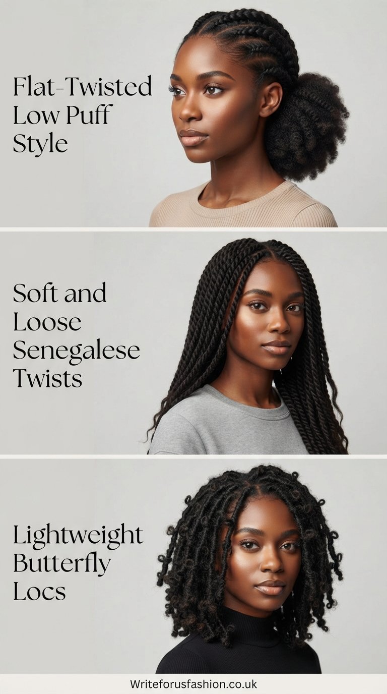 Low-Tension Protective Hairstyles for Natural Hair part2