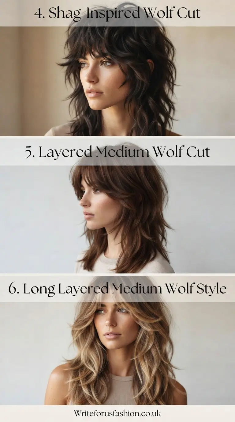 20 Best Medium Wolf Cut for Thick Hair Women Ideas & Styles 3 Medium Wolf Cut for Thick Hair Women Ideas part2