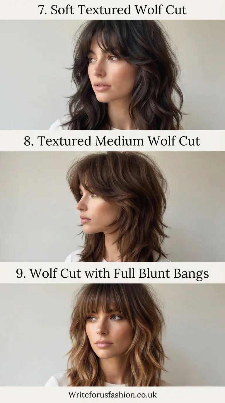 20 Best Medium Wolf Cut for Thick Hair Women Ideas & Styles 4 Medium Wolf Cut for Thick Hair Women Ideas part3