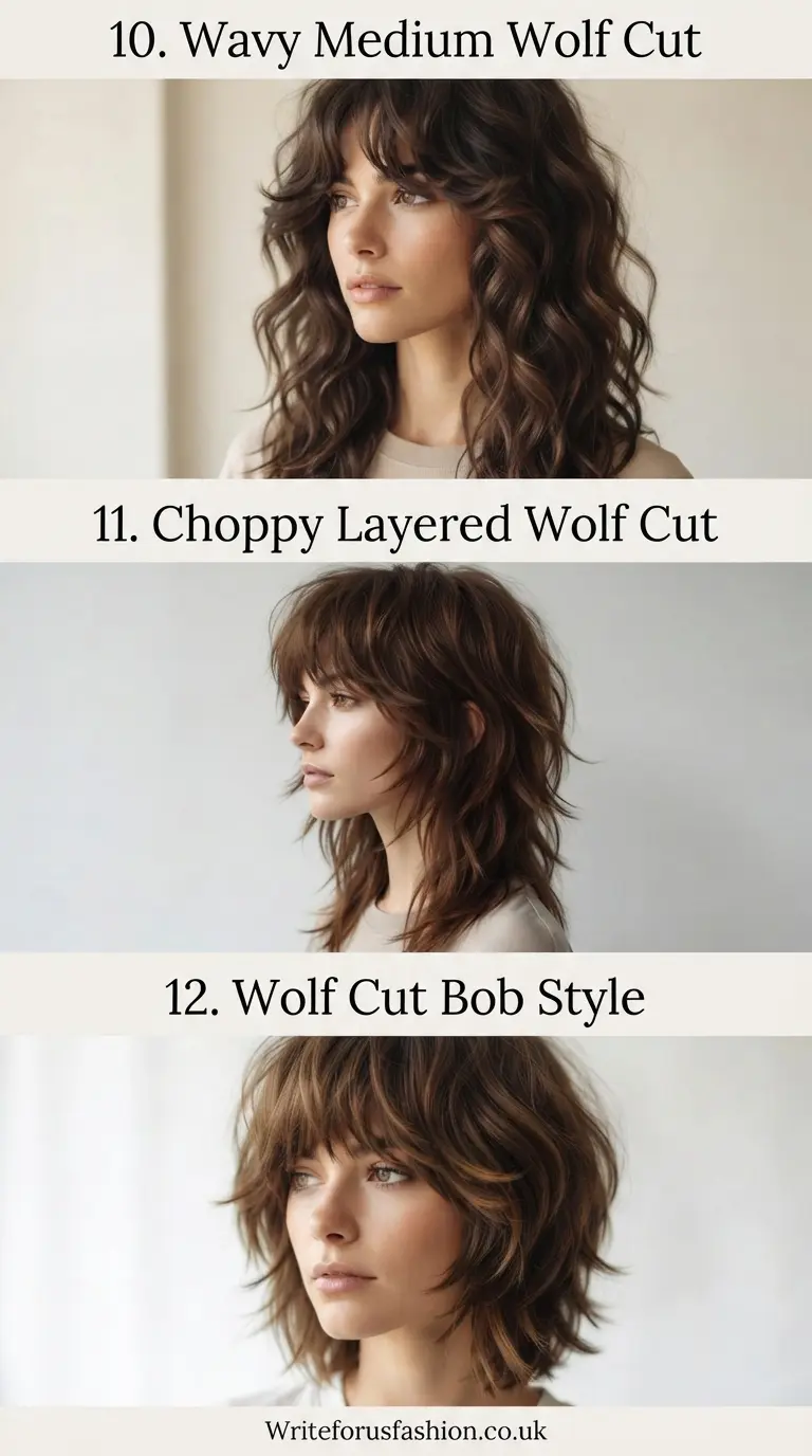 20 Best Medium Wolf Cut for Thick Hair Women Ideas & Styles 5 Medium Wolf Cut for Thick Hair Women Ideas part4