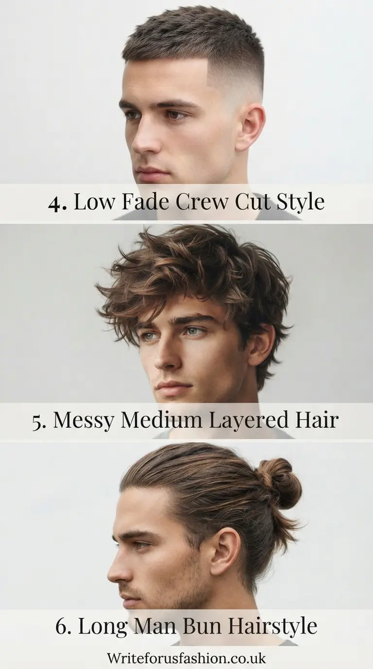 Men Haircut for Longer Face Shape part2
