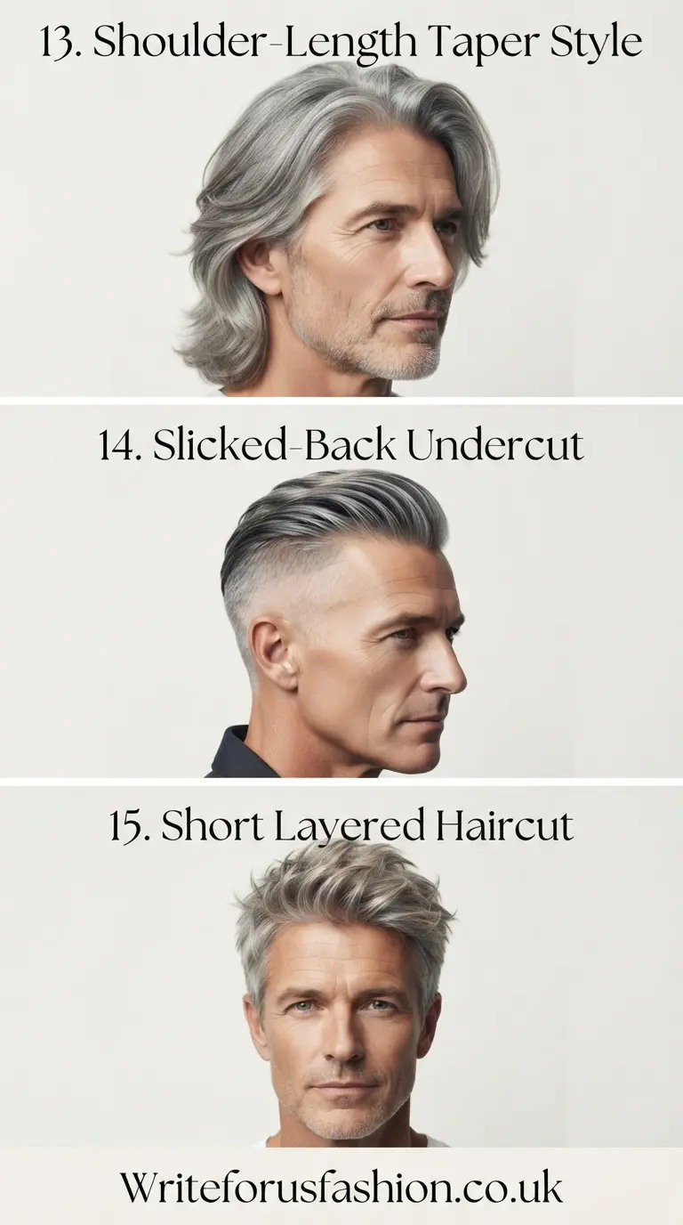 Men Haircut for Mature Gray Hair part5