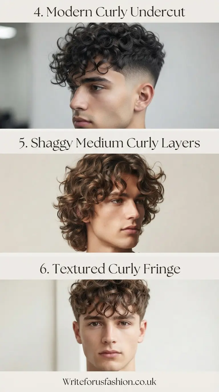 20 Best Men's Haircuts for Curly Medium Hair You'll Want to Try 3 Men Haircuts for Curly Medium Hair part2