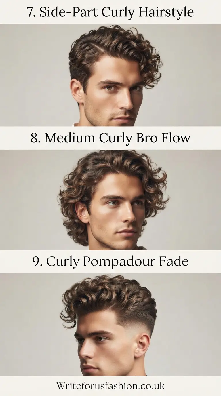 20 Best Men's Haircuts for Curly Medium Hair You'll Want to Try 4 Men Haircuts for Curly Medium Hair part3