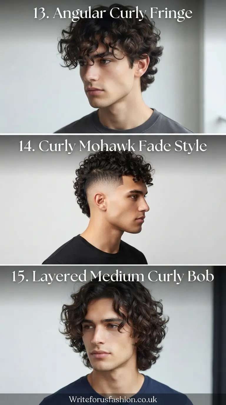 20 Best Men's Haircuts for Curly Medium Hair You'll Want to Try 6 Men Haircuts for Curly Medium Hair part5