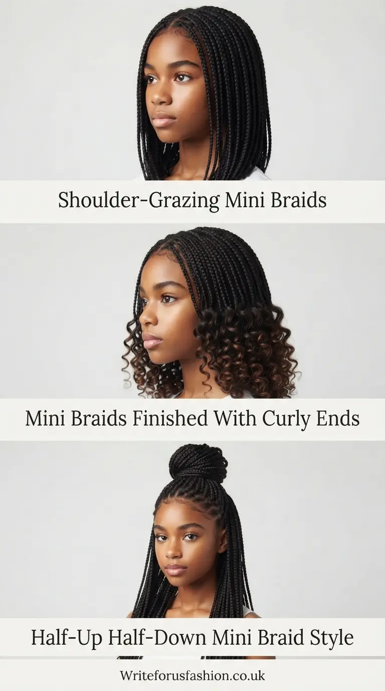 20 Beautiful Mini Braids on Natural Hair to Try This Year 2 Mini Braids on Natural Hair part1