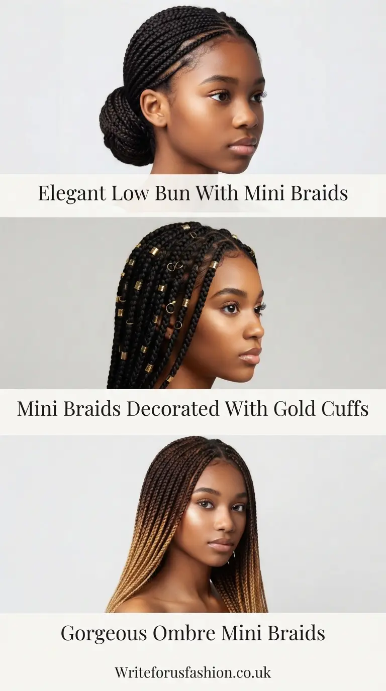 20 Beautiful Mini Braids on Natural Hair to Try This Year 6 Mini Braids on Natural Hair part5