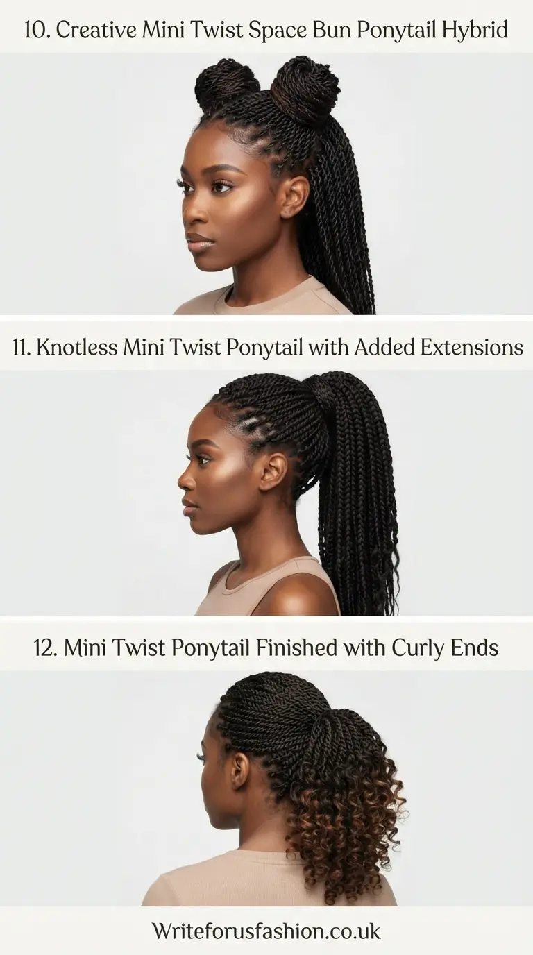 20 Beautiful Mini Twist Ponytail Hairstyle Ideas for Women 5 Mini Twist Ponytail Hairstyle Ideas for Women part4