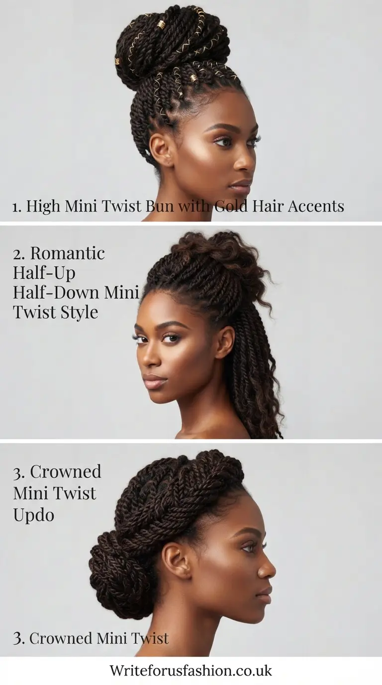 20 Elegant Mini Twist Updo Hairstyle Ideas for Any Occasion 2 Mini Twist Updo Hairstyle Ideas part1
