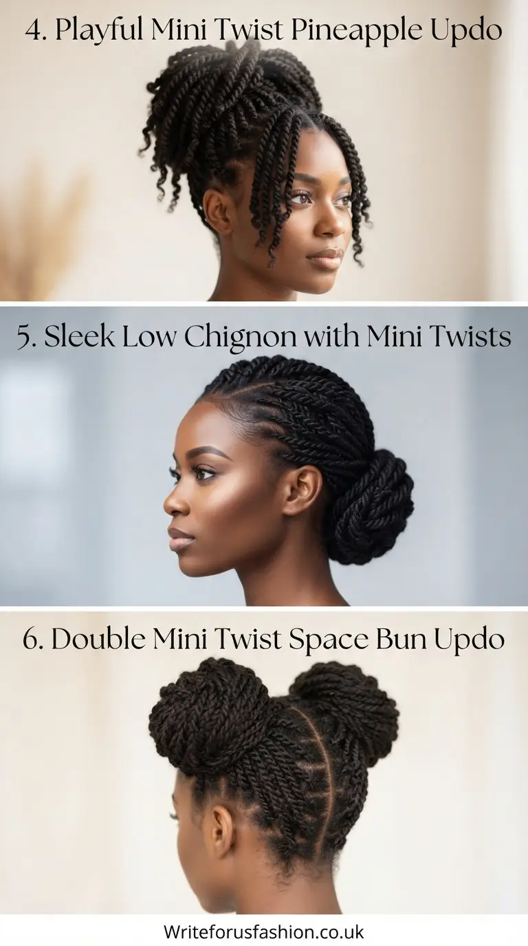 20 Elegant Mini Twist Updo Hairstyle Ideas for Any Occasion 3 Mini Twist Updo Hairstyle Ideas part2