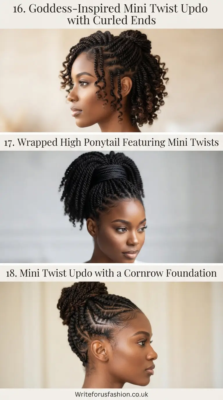20 Elegant Mini Twist Updo Hairstyle Ideas for Any Occasion 7 Mini Twist Updo Hairstyle Ideas part6
