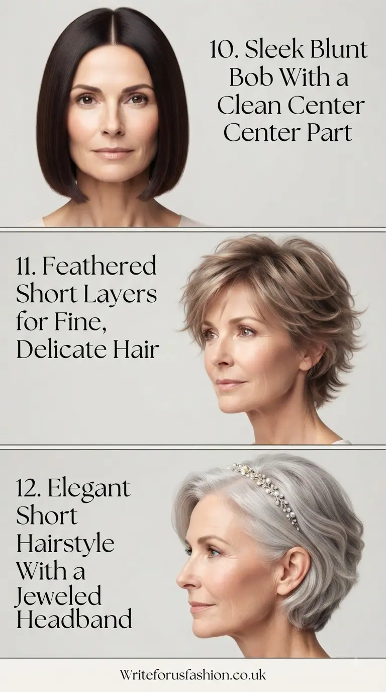Mother of the Bride Short Hairstyles for 2026  PART4