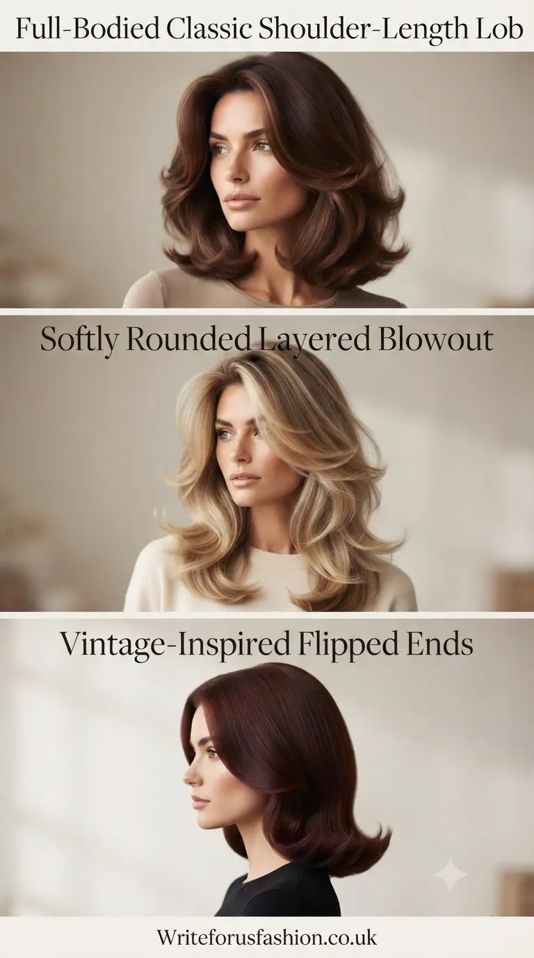 Old Money Blowout Ideas for Shoulder-Length Hair Part1