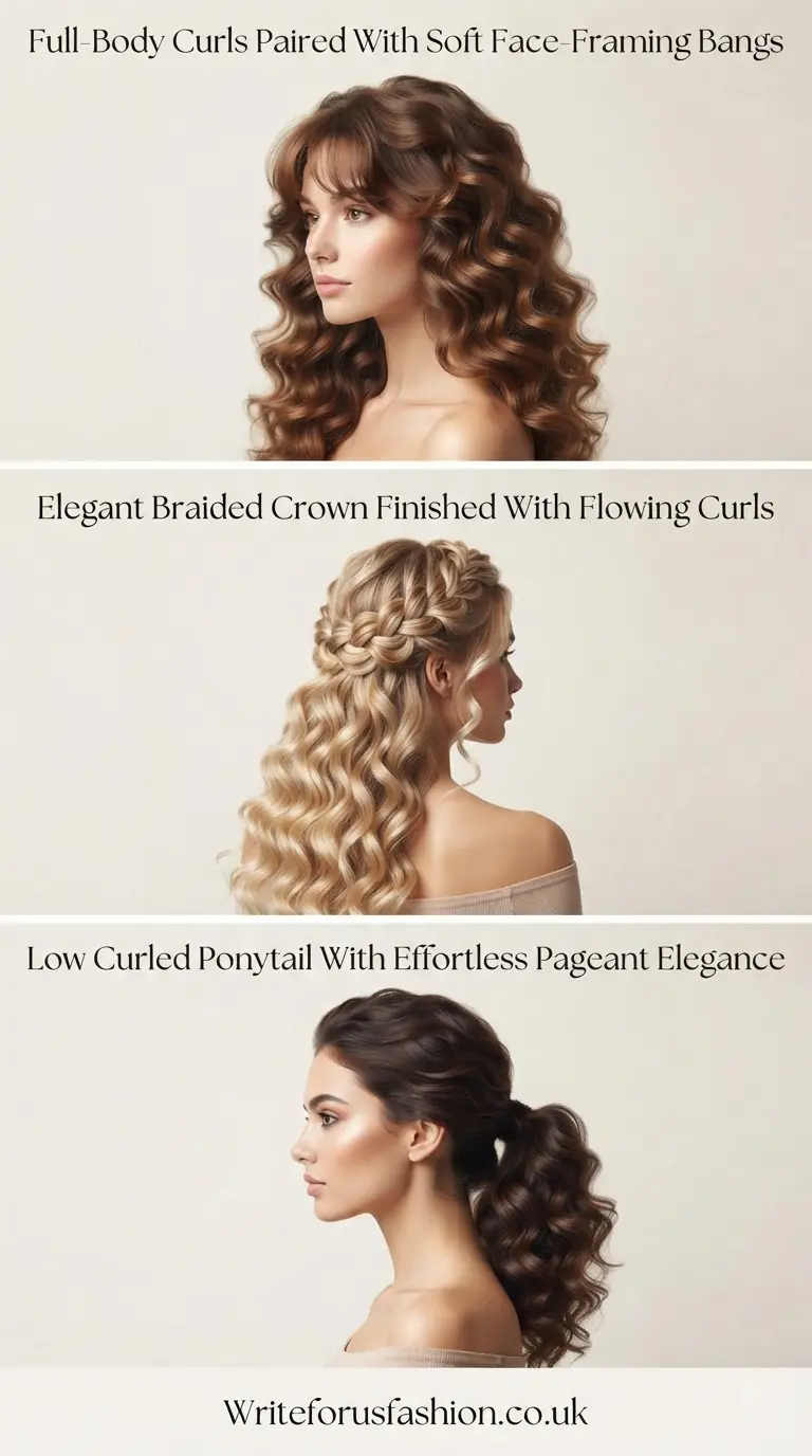 20 Gorgeous Pageant Hairstyles With Soft Curls for a Glamorous Look 4 Pageant Hairstyles With Soft Curls for a Glamorous Look part3