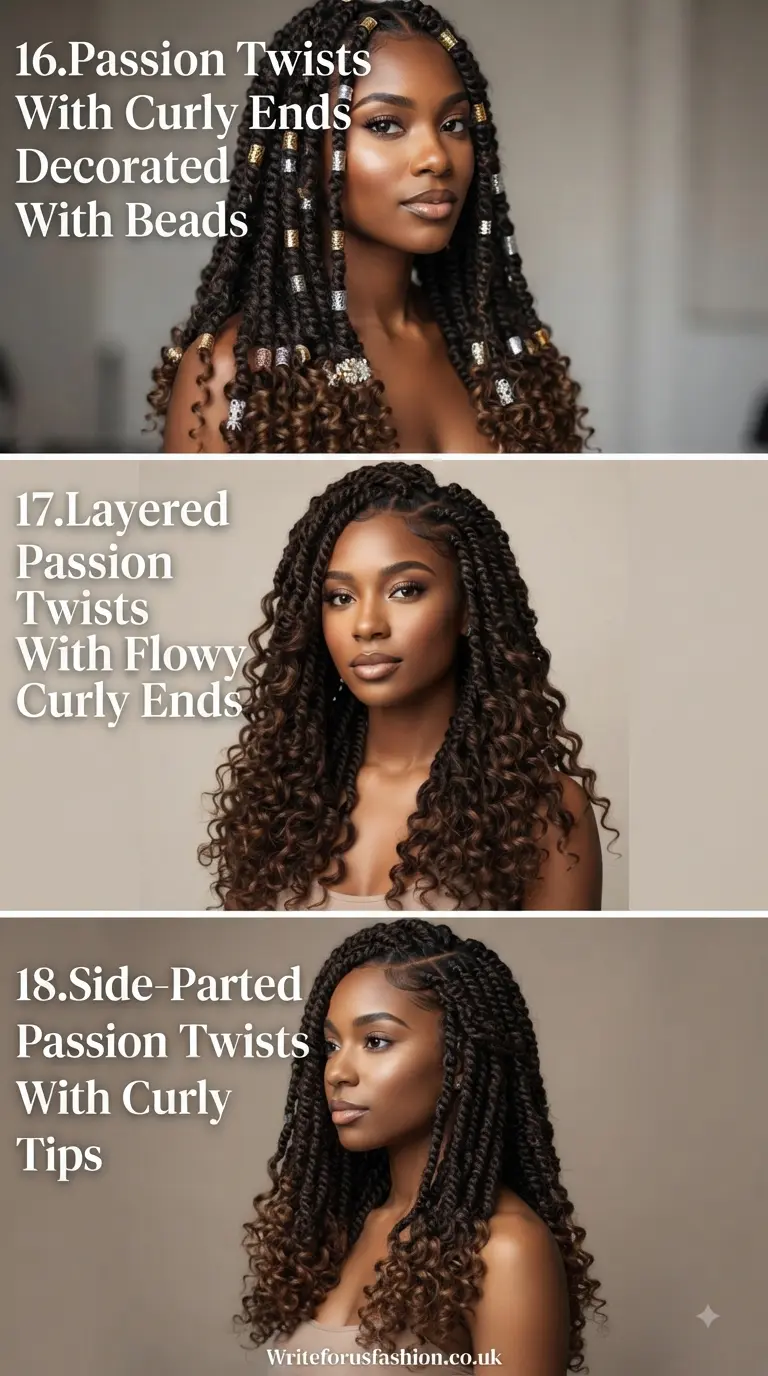 20 Gorgeous Passion Twists With Curly Ends Hairstyles to Inspire Your Next Look 7 Passion Twists With Curly Ends lastpart