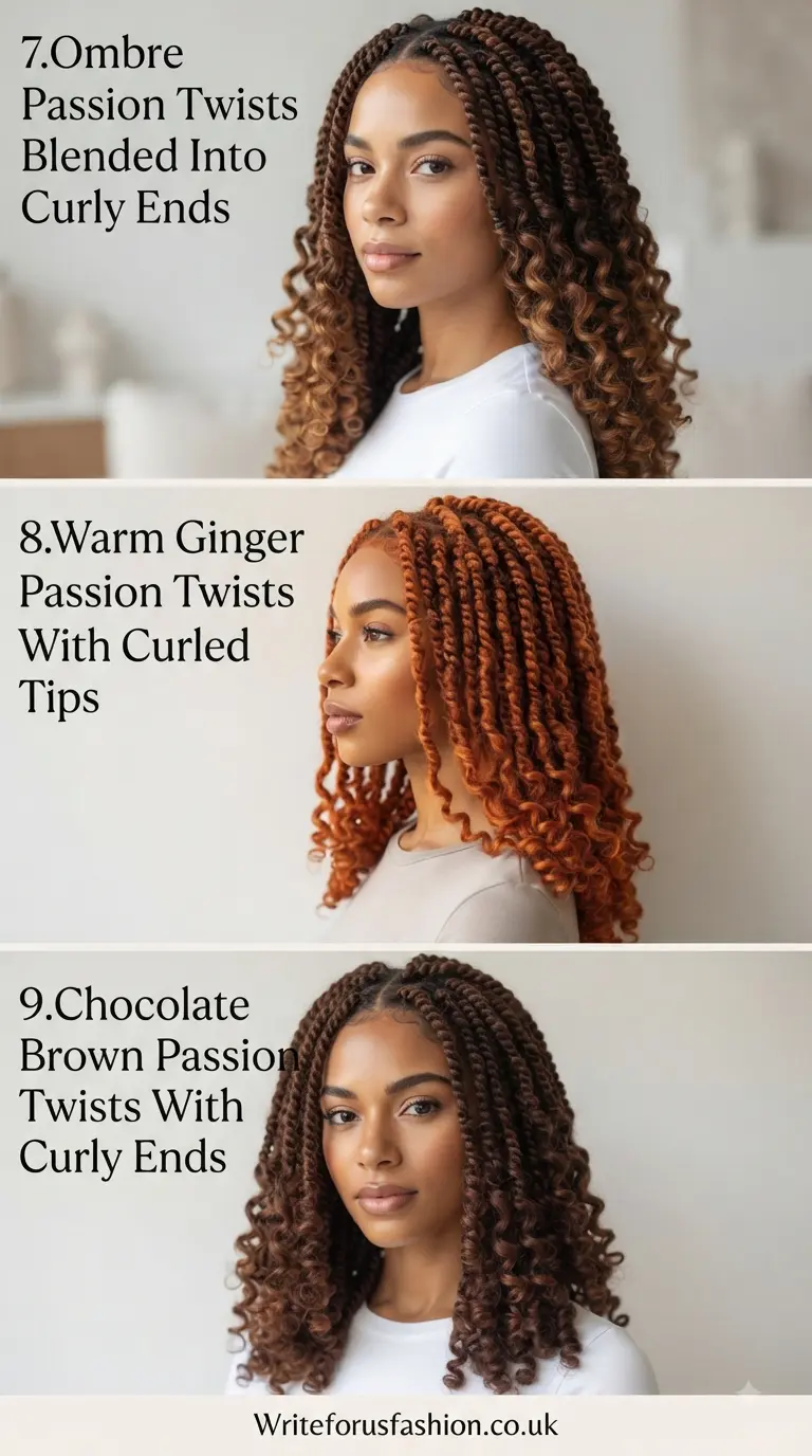 20 Gorgeous Passion Twists With Curly Ends Hairstyles to Inspire Your Next Look 4 Passion Twists With Curly Ends part3