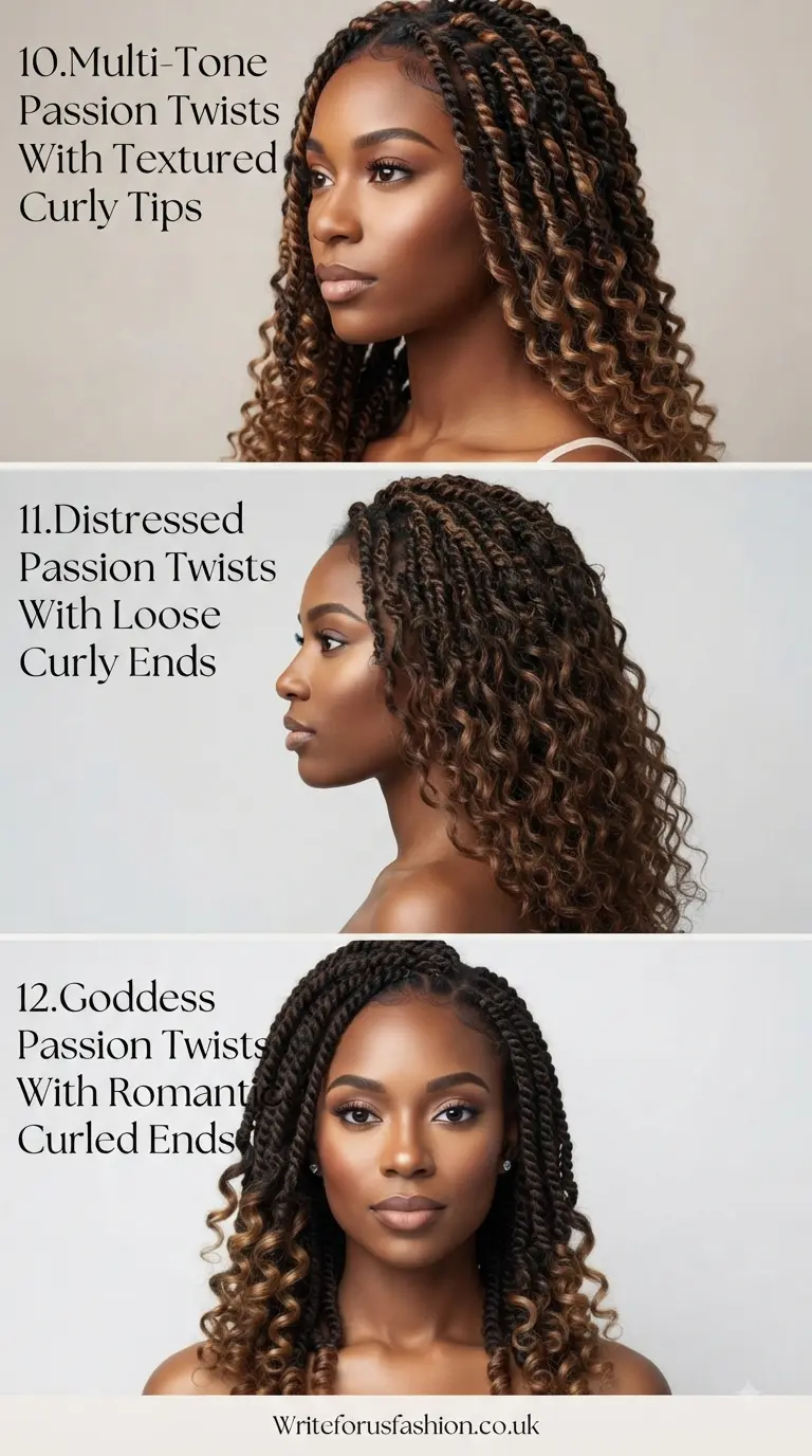 20 Gorgeous Passion Twists With Curly Ends Hairstyles to Inspire Your Next Look 5 Passion Twists With Curly Ends part4
