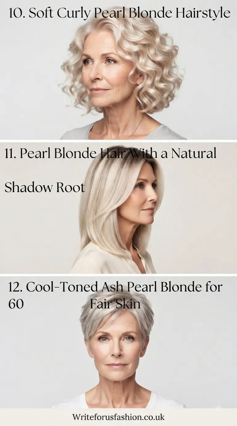 Pearl Blonde Hair Color Ideas for Women Over 60 part4