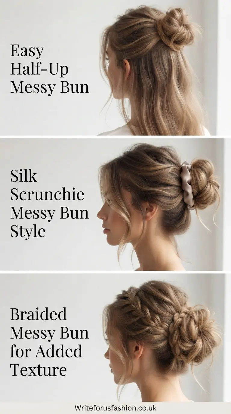 20 Perfect Messy Bun Ideas for Moms With Thin Hair 3 Perfect Messy Bun Ideas for Moms With Thin Hair part2