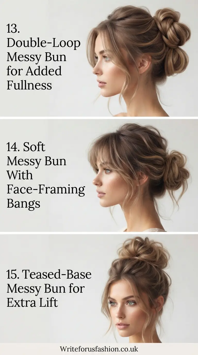 20 Perfect Messy Bun Ideas for Moms With Thin Hair 6 Perfect Messy Bun Ideas for Moms With Thin Hair part5