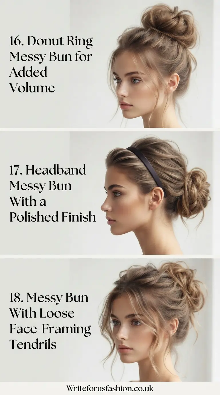 20 Perfect Messy Bun Ideas for Moms With Thin Hair 7 Perfect Messy Bun Ideas for Moms With Thin Hair part6