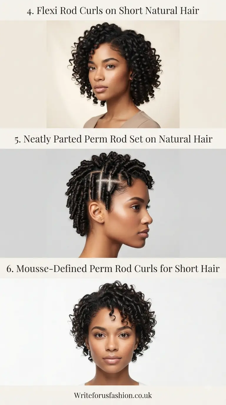 20 Gorgeous Perm Rod Curl Ideas for Short Natural Hair 3 Perm Rod Curl Ideas for Short Natural Hair part2