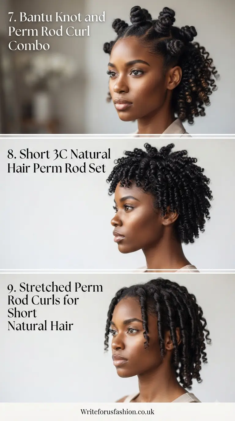 20 Gorgeous Perm Rod Curl Ideas for Short Natural Hair 4 Perm Rod Curl Ideas for Short Natural Hair part3