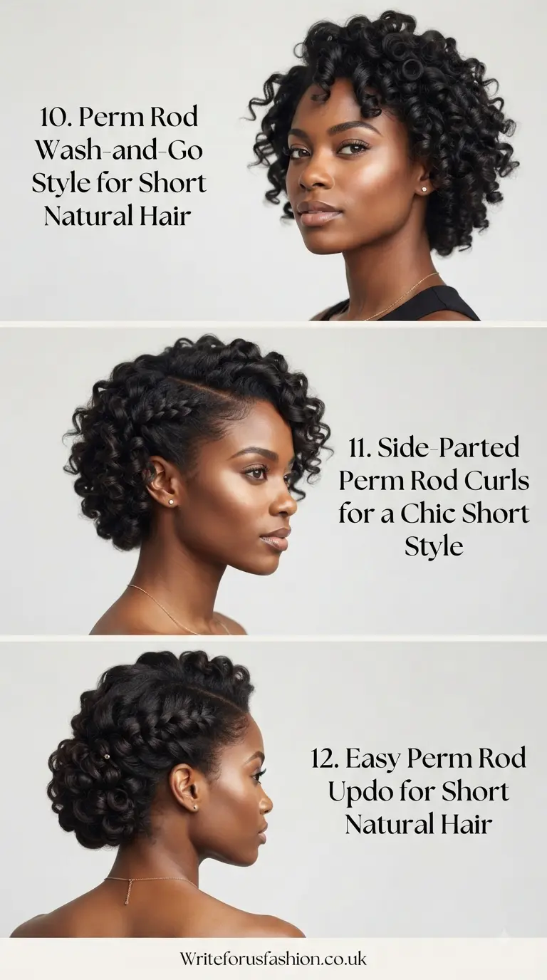 20 Gorgeous Perm Rod Curl Ideas for Short Natural Hair 5 Perm Rod Curl Ideas for Short Natural Hair part4