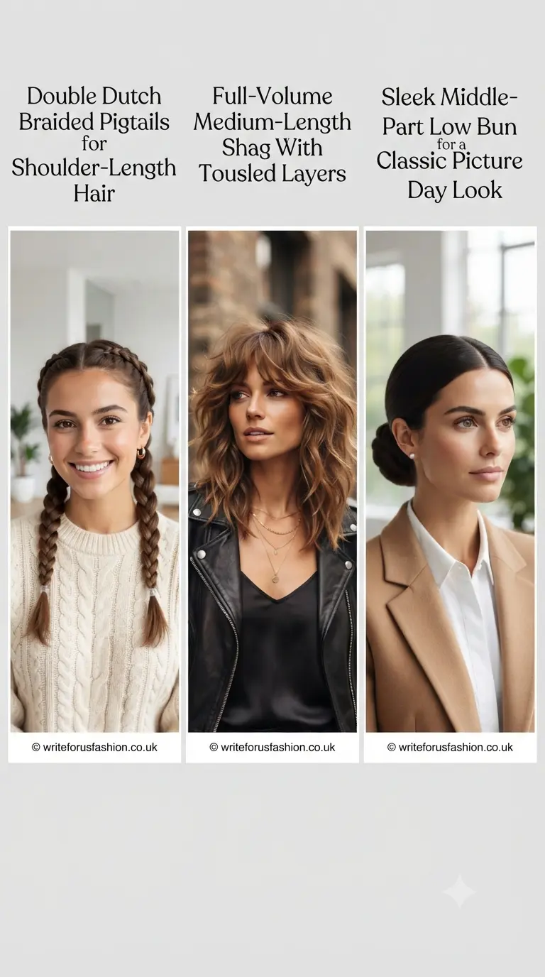 20 Cute Picture Day Hairstyles for Shoulder-Length Hair 3 Picture Day Hairstyles for Shoulder-Length Hair part 2