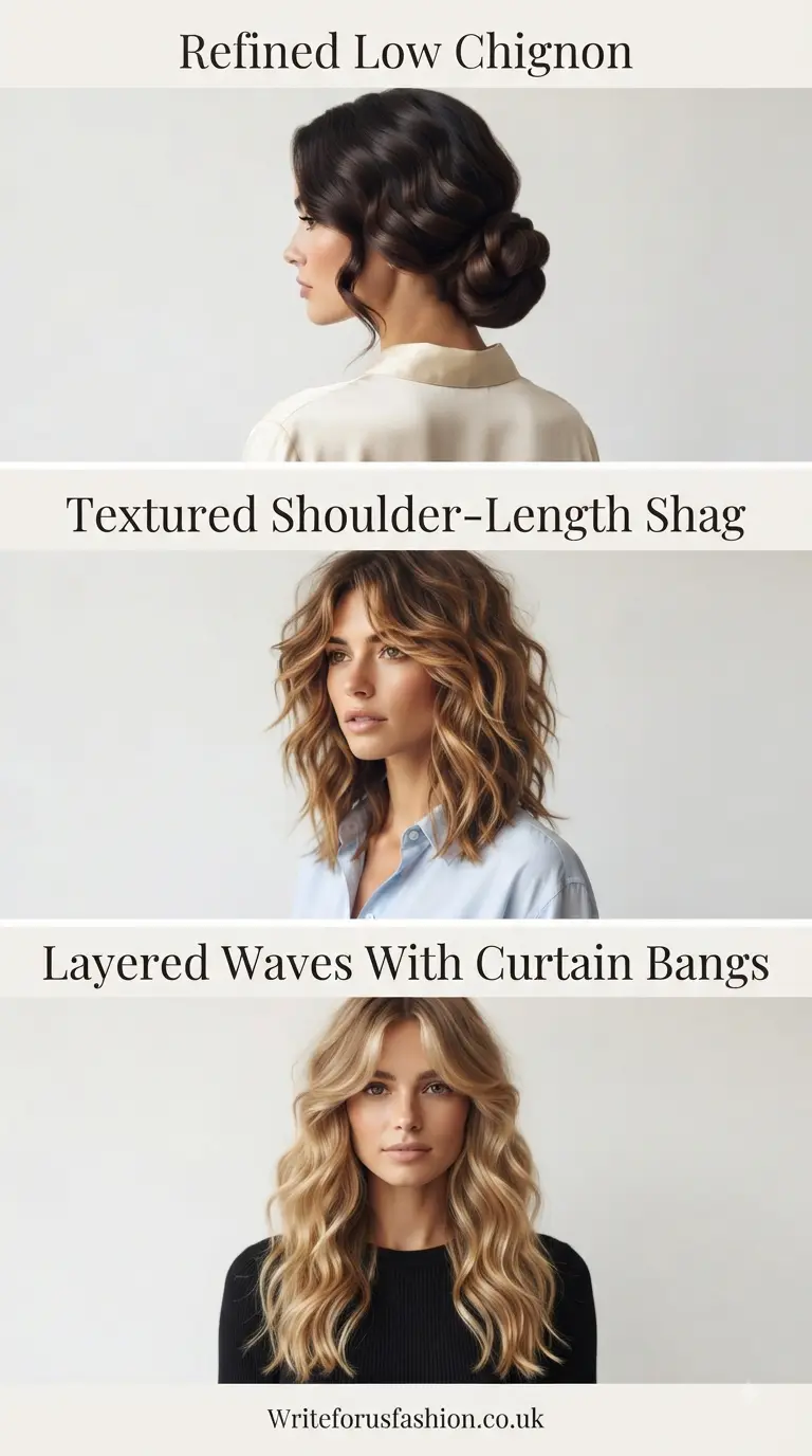 Professional Office Hairstyles for Thick Wavy Hair part2