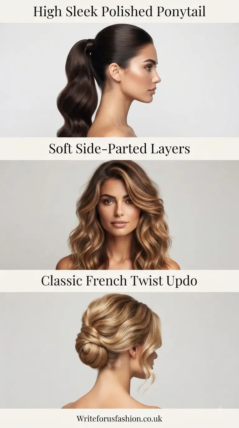 Professional Office Hairstyles for Thick Wavy Hair part3