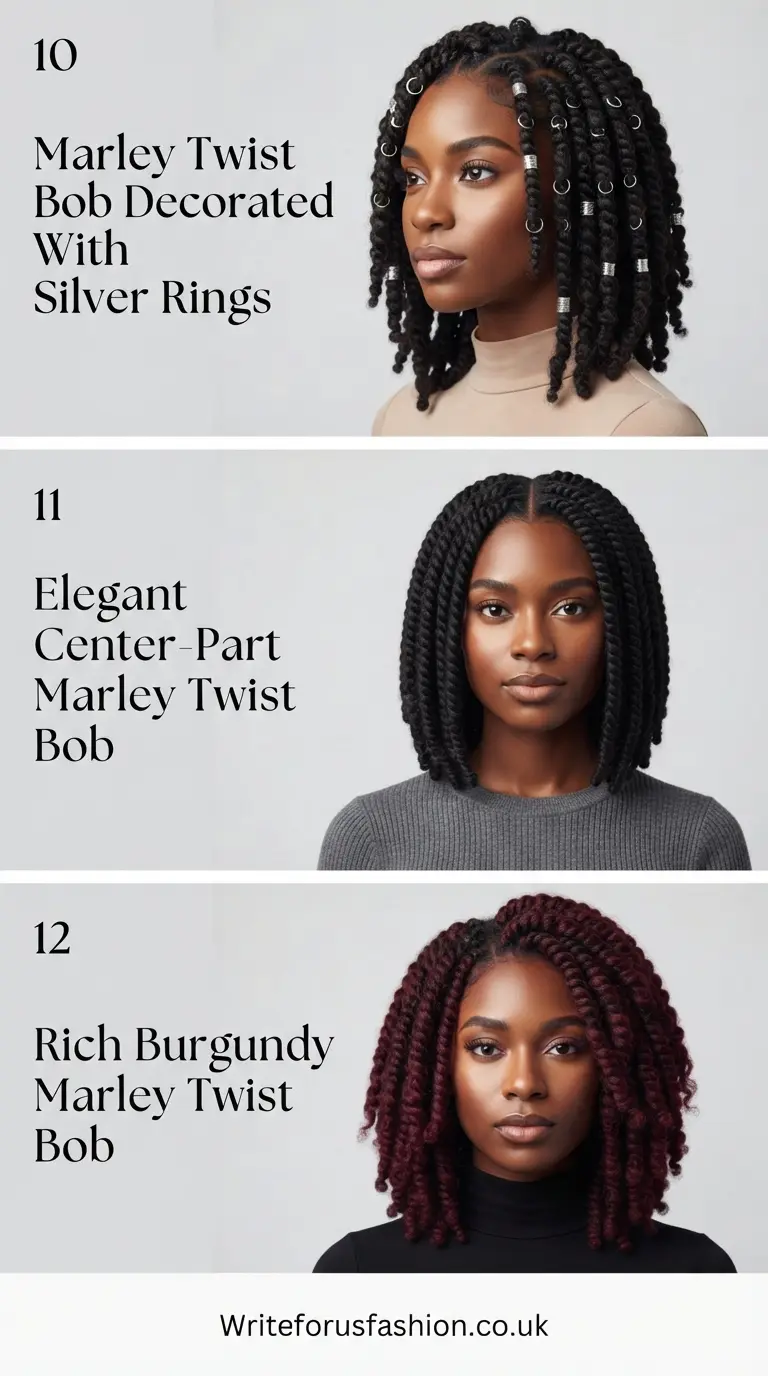 Stunning Marley Twist Bob Hairstyles for Women part4