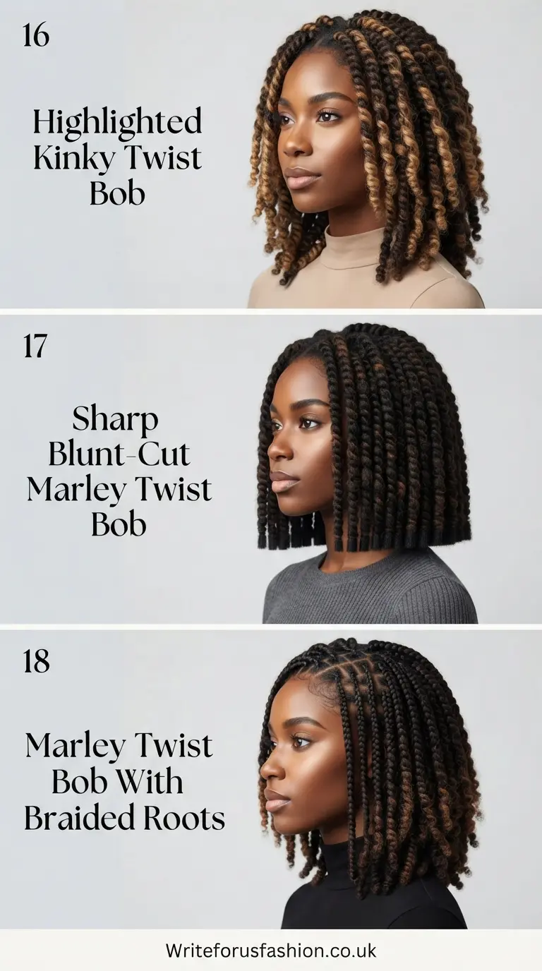 Stunning Marley Twist Bob Hairstyles for Women part6