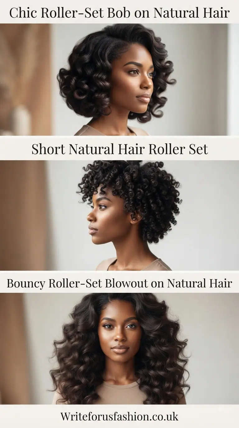 20 Stunning Natural Hair Roller Set Styles for Perfect Curls 4 Stunning Natural Hair Roller Set Styles for Perfect Curls part 2