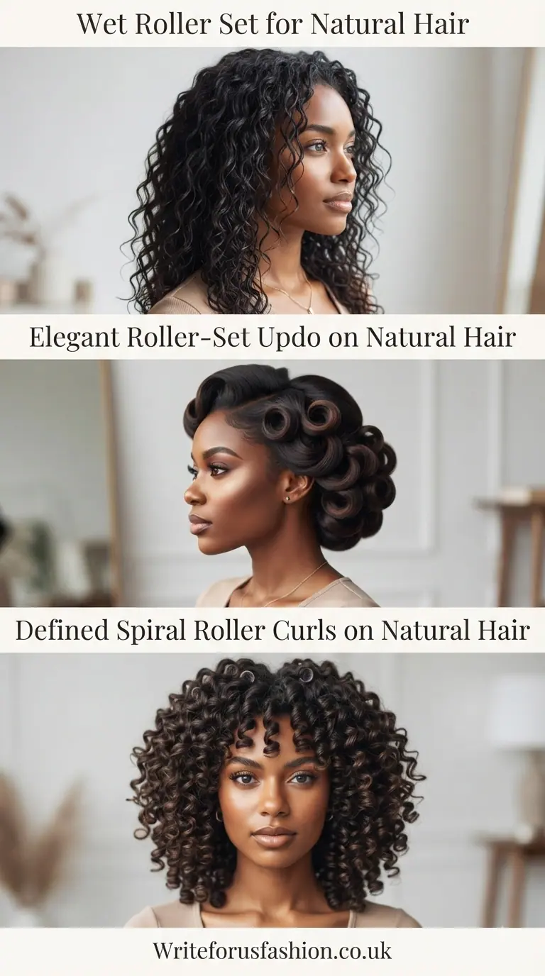 20 Stunning Natural Hair Roller Set Styles for Perfect Curls 5 Stunning Natural Hair Roller Set Styles for Perfect Curls part 3