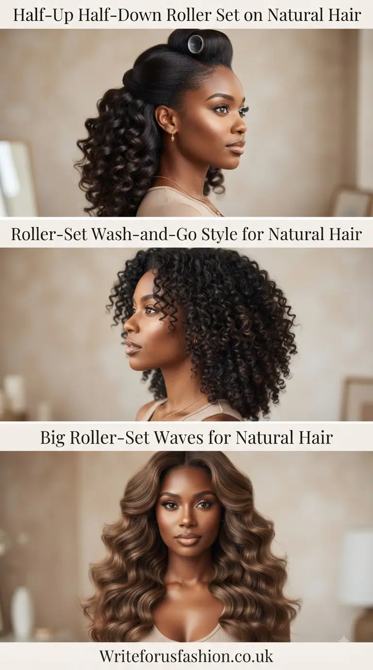 20 Stunning Natural Hair Roller Set Styles for Perfect Curls 7 Stunning Natural Hair Roller Set Styles for Perfect Curls part 5