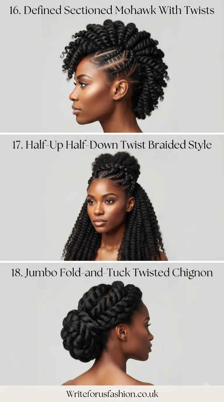 20 Stunning Natural Hair Updos With Twists for Every Occasion 7 Stunning Natural Hair Updos With Twists for Every Occasion last part