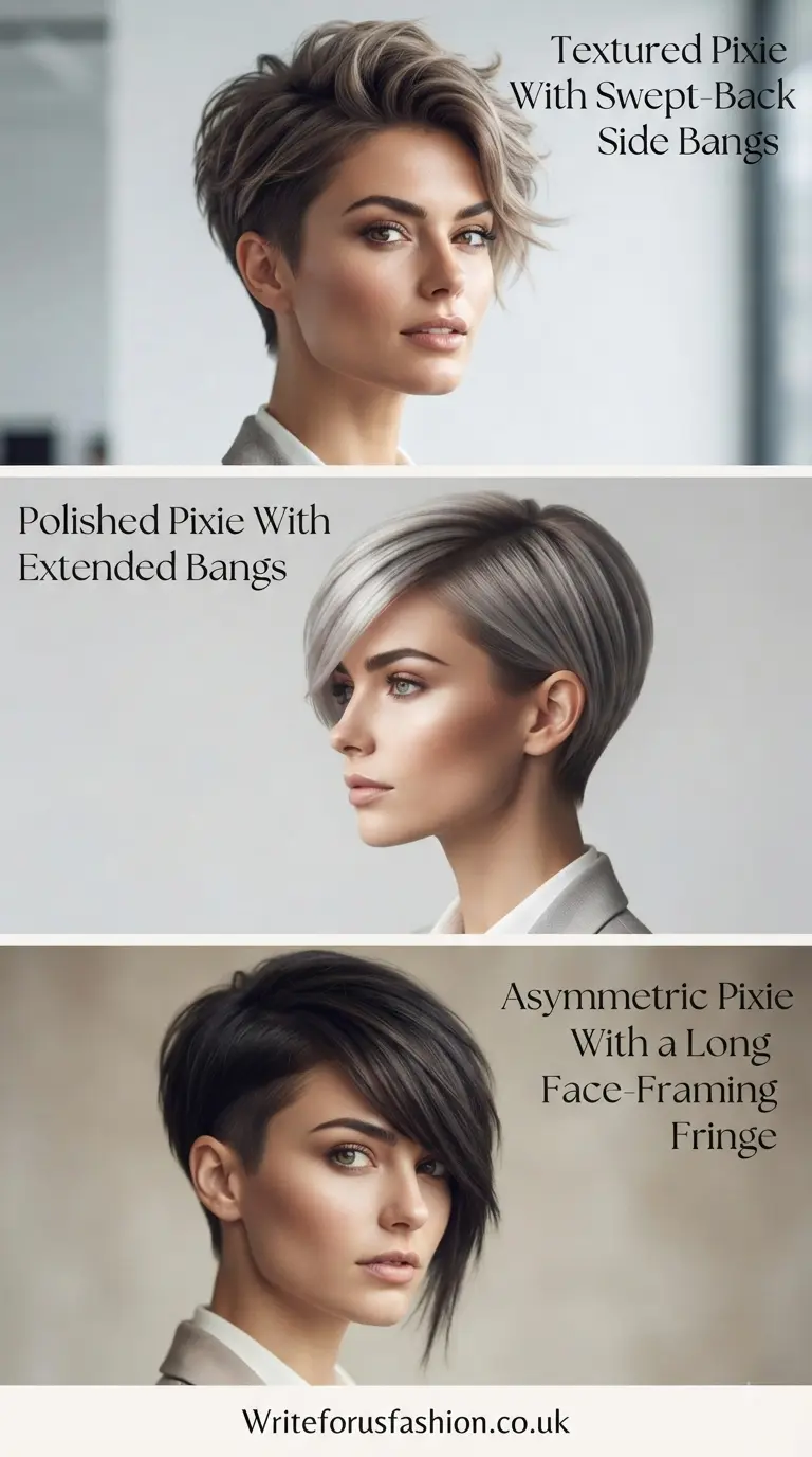 20 Professional Office Pixie Haircuts with Long Bangs 2 Stylish Office Pixie With Long Bangs to Try Right Now part1